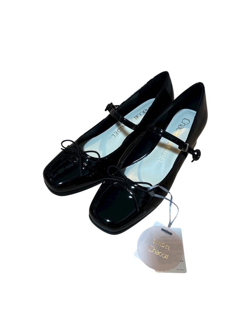 Chacottメリージェーン　ブラック　Lサイズ