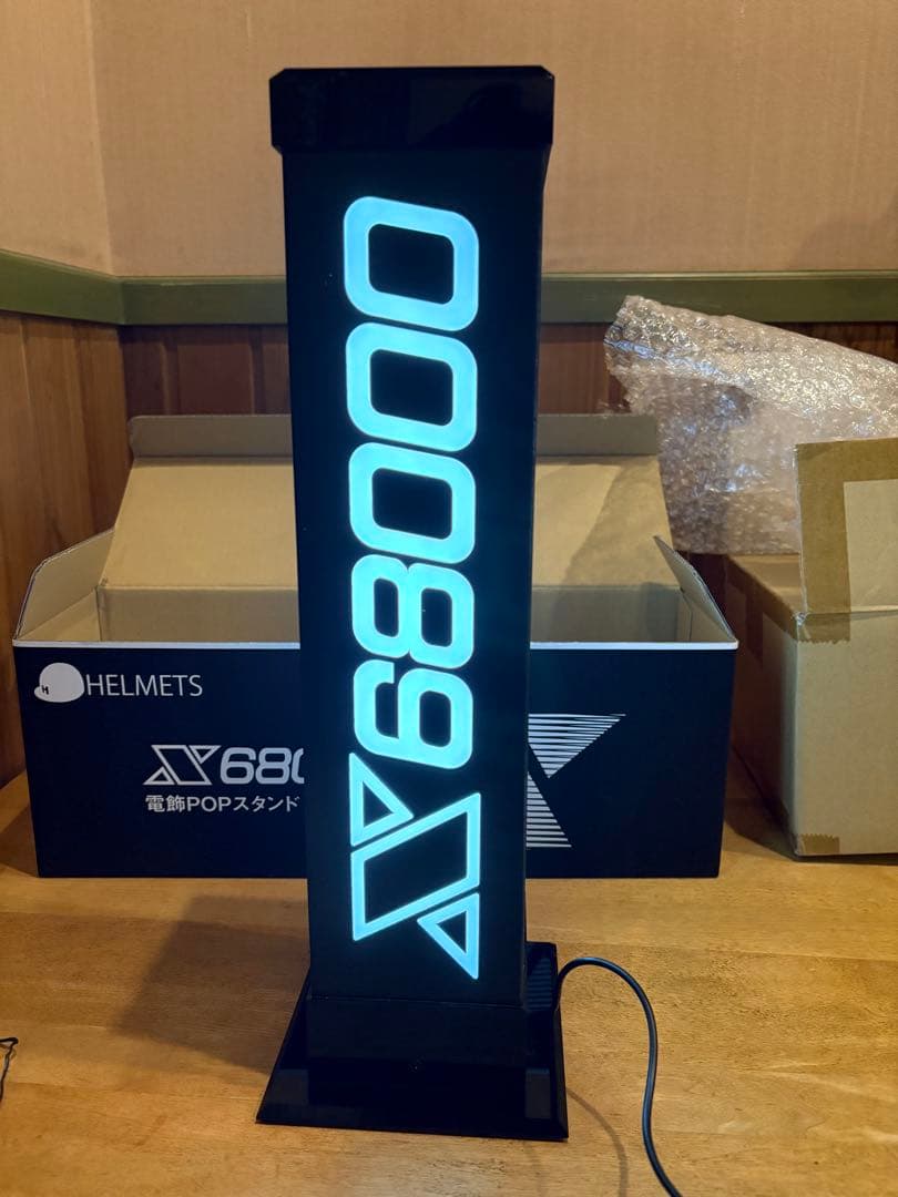 HELMETS　復刻X68000電飾タワーPOP　美品 BEEP