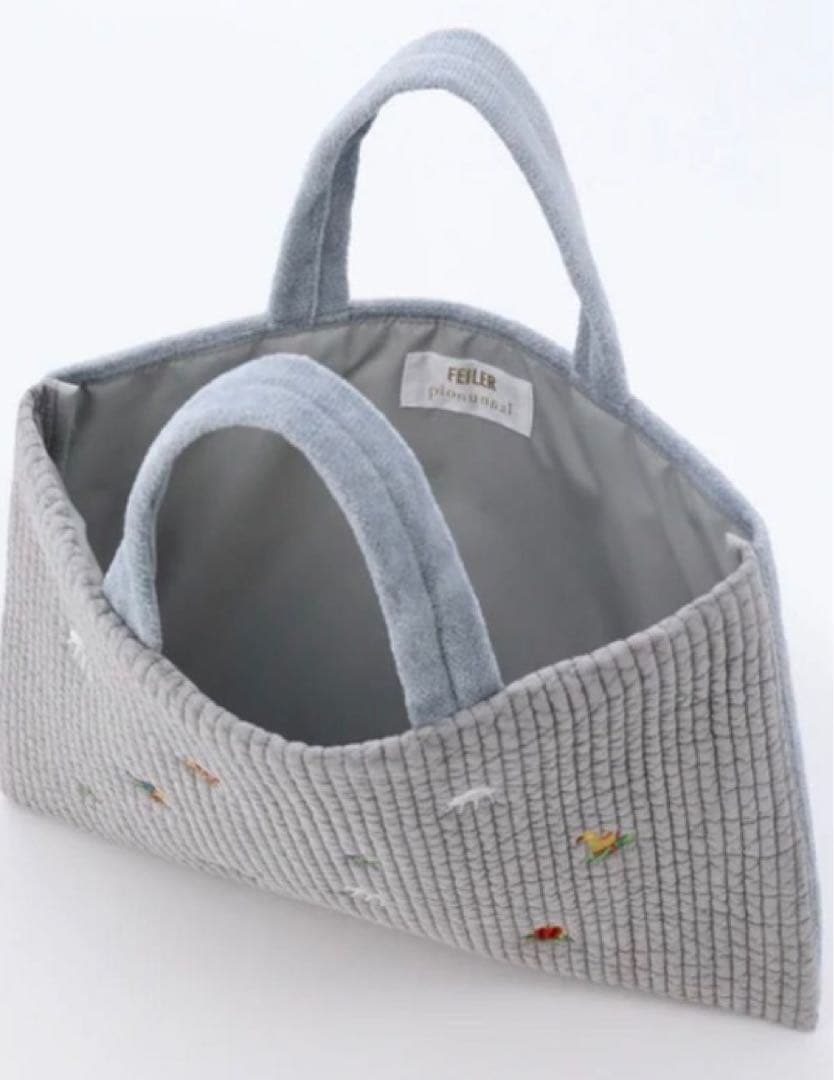 フェイラー　ピオヌンナル　コラボ　MIMI トートバッグ　グレー