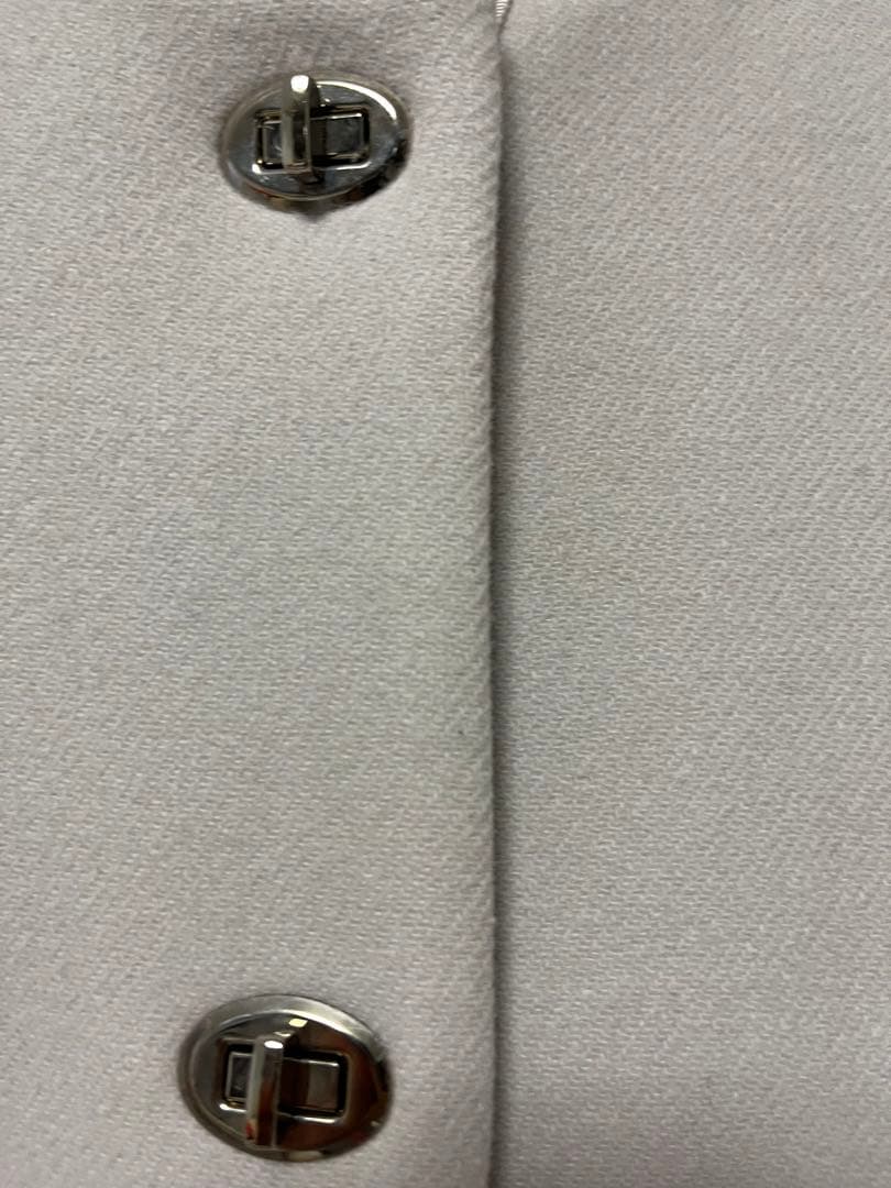 ランバンオンブルー ノーカラー ファーコート