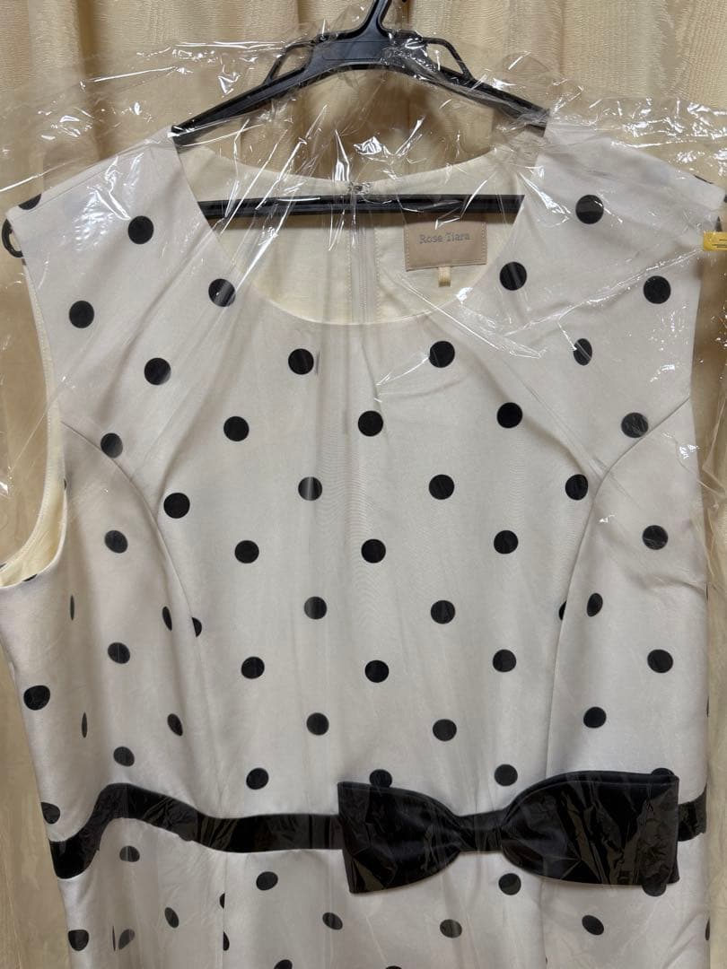 美品⭐︎ ローズティアラ 46 ロングワンピース 可愛い 水玉 ドット