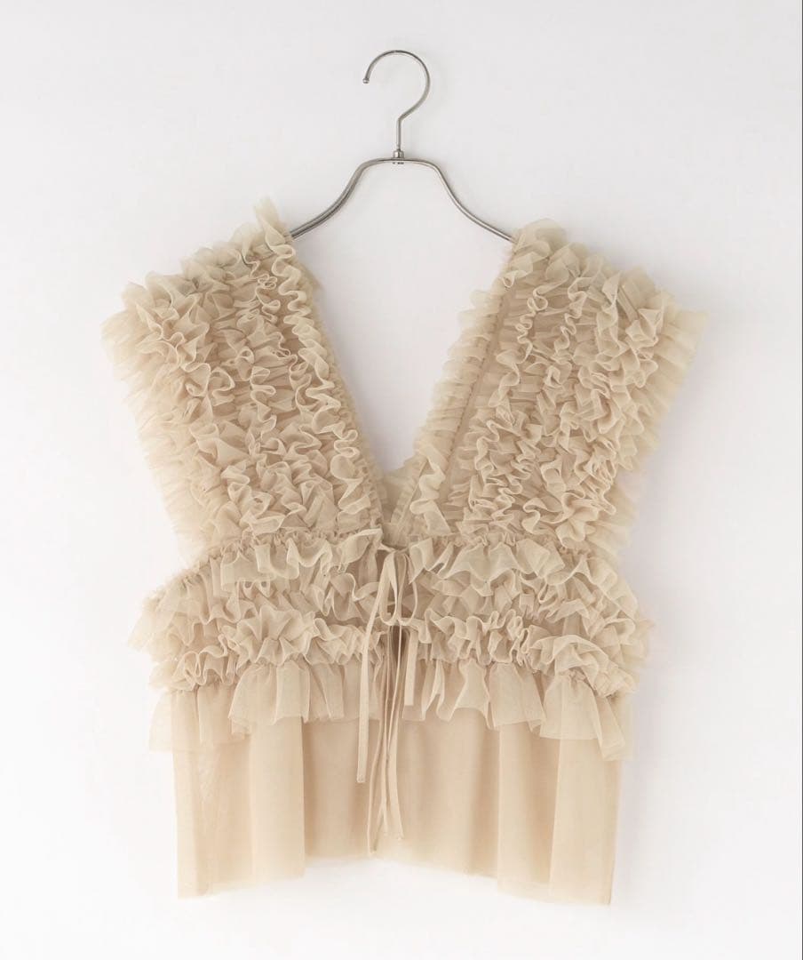 LOWRYSFARM チュールフリルベストセット