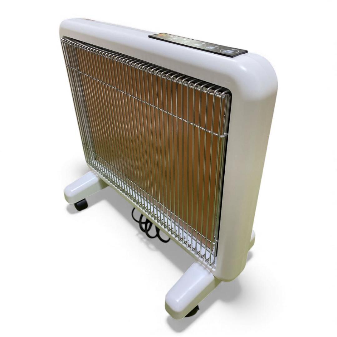 【美品】サンルミエ E800L-TM3 タイマー付　遠赤外線暖房器　ホワイト