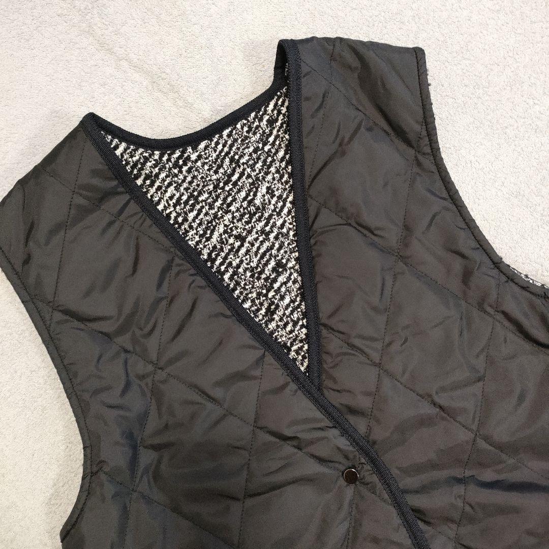 完売品　2023aw icb パディングツイードベスト リバーシブル