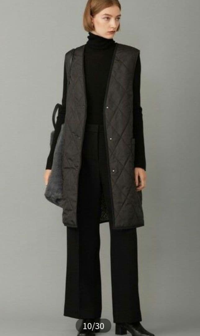 完売品　2023aw icb パディングツイードベスト リバーシブル