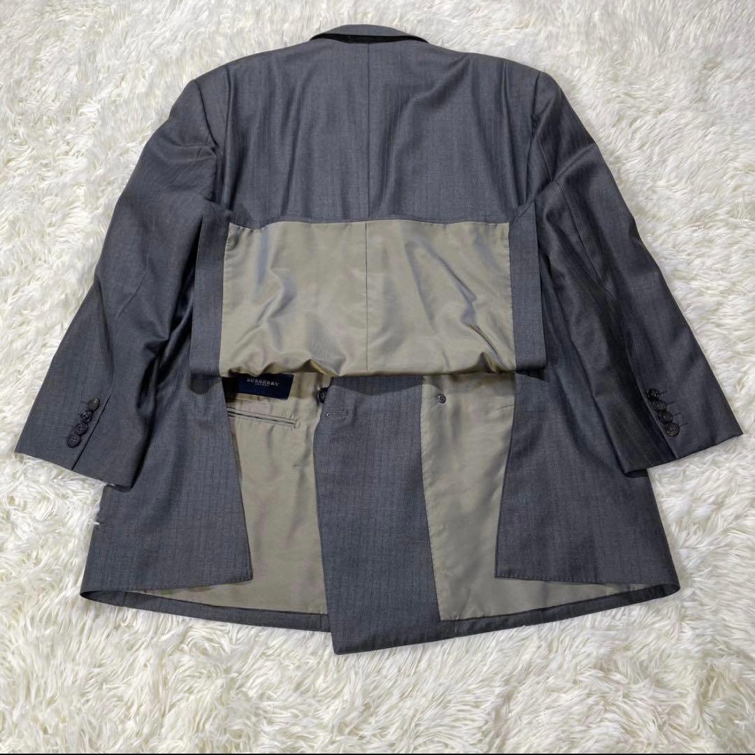 美品 BURBERRY セットアップ ダブル ストライプ スーツ ビンテージ