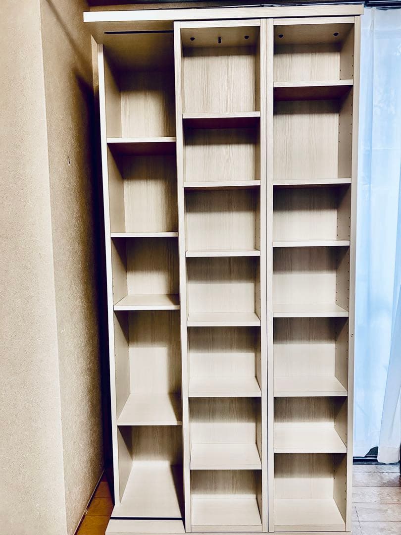 ニトリ Wスライド本棚 (M BS003 WW) 180cm