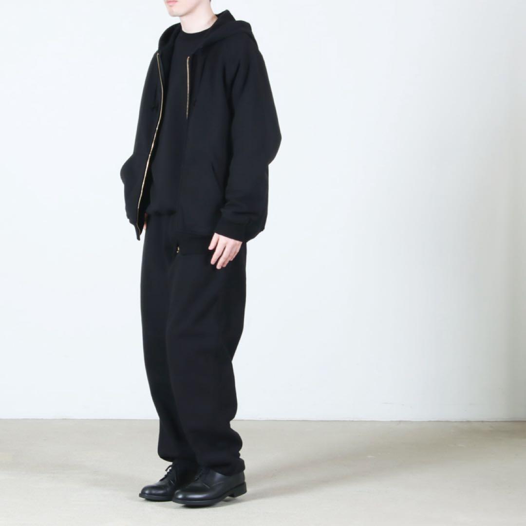 COMOLI 26SS コットン裏毛 ジップパーカ