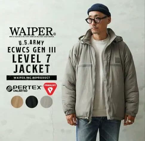 ワイパー　LEVEL7 ジャケット 　サイズＳ　ブラック　品番WP1008