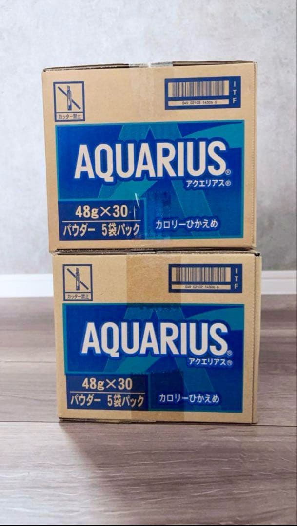 AQUARIUS パウダー飲料 4つまとめ