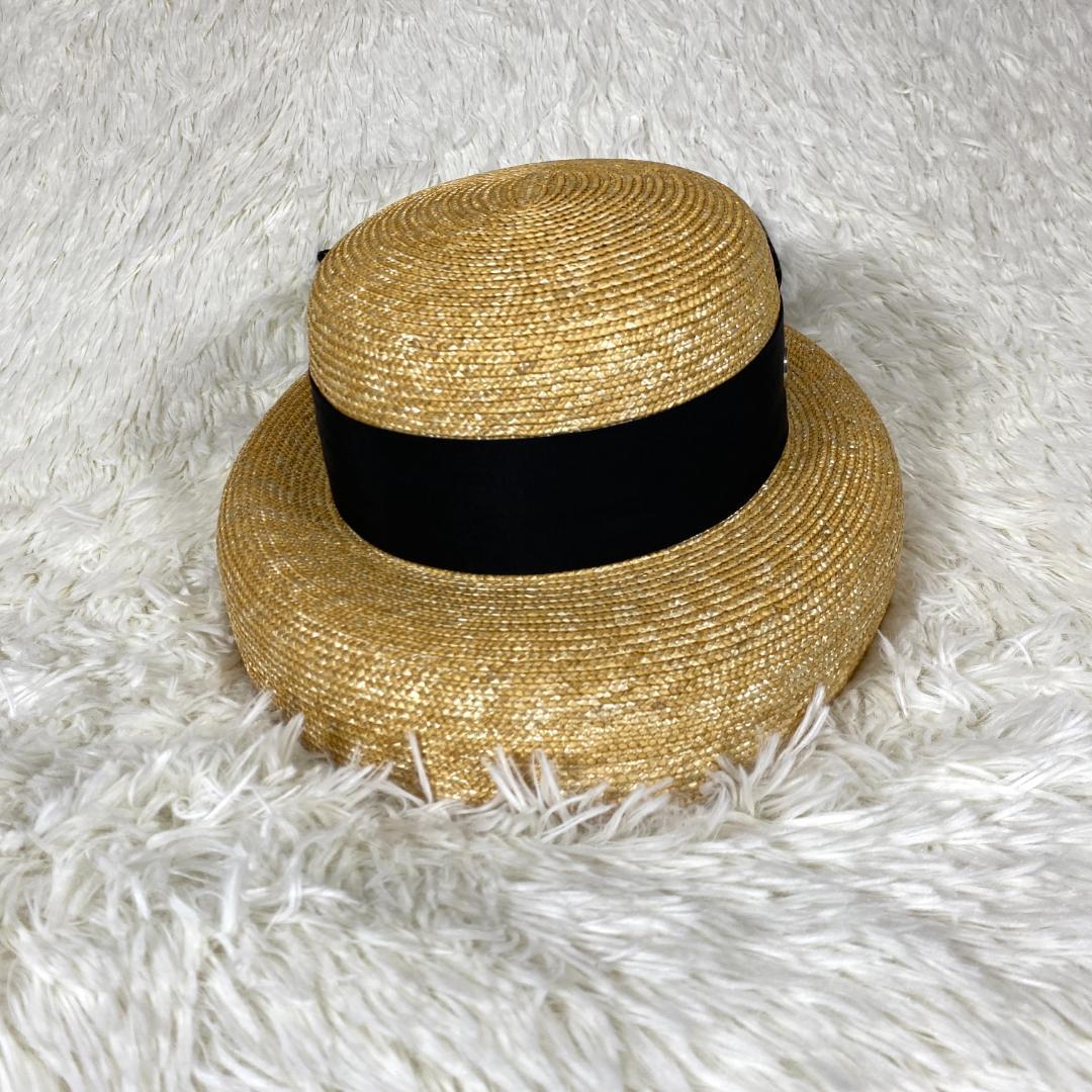 『Chapeau d'O』シャポードオー カサブランカ　麦わら帽子