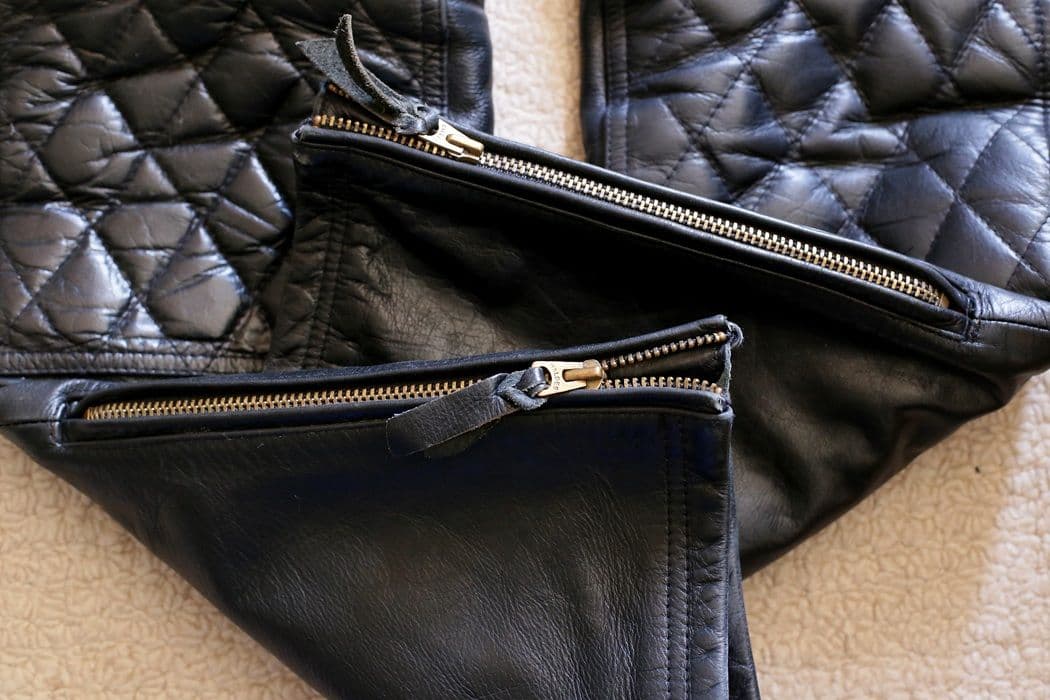 2月頭終了予定 ウエストライド　コンフォマックス　レザーパンツ 黒