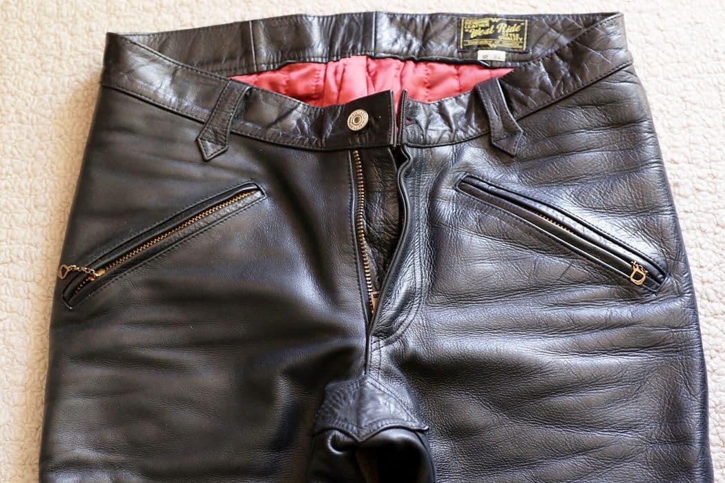 2月頭終了予定 ウエストライド　コンフォマックス　レザーパンツ 黒