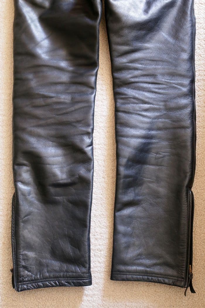 2月頭終了予定 ウエストライド　コンフォマックス　レザーパンツ 黒