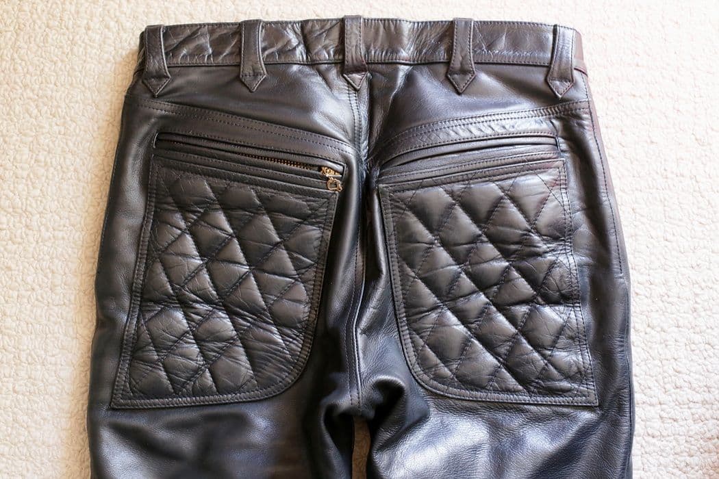 2月頭終了予定 ウエストライド　コンフォマックス　レザーパンツ 黒