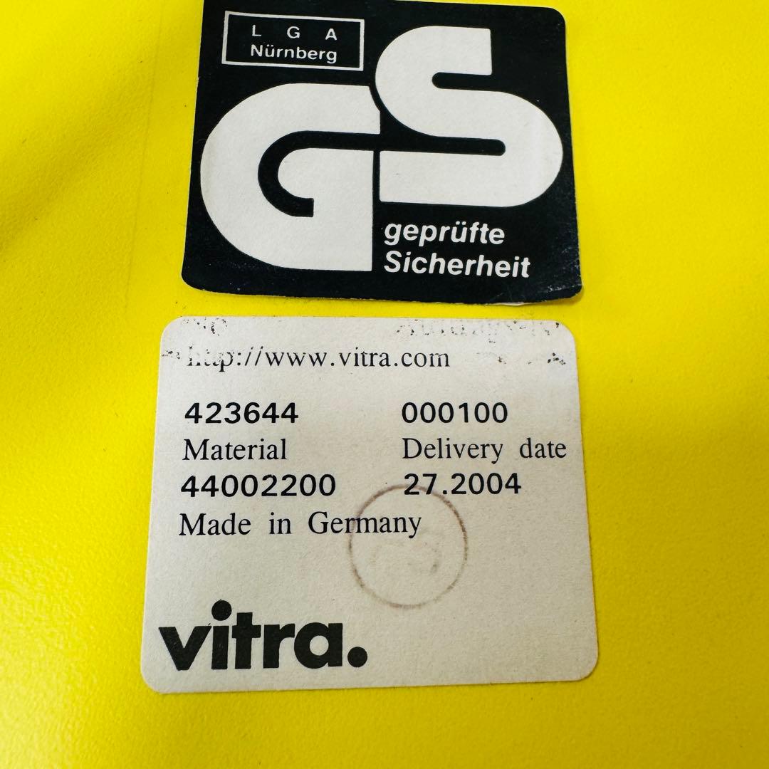 極美品・希少品 vitra ヴィトラ イームズチェア イエロー シェルチェア②★