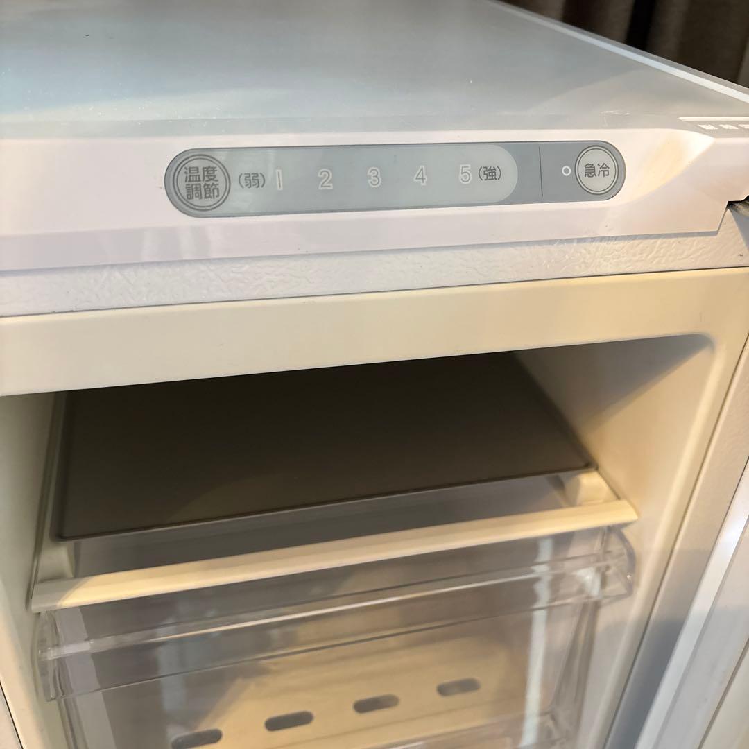 幅スリム冷凍庫 KUSN-8A 自動霜取り 右開き 80L アイリスオーヤマ