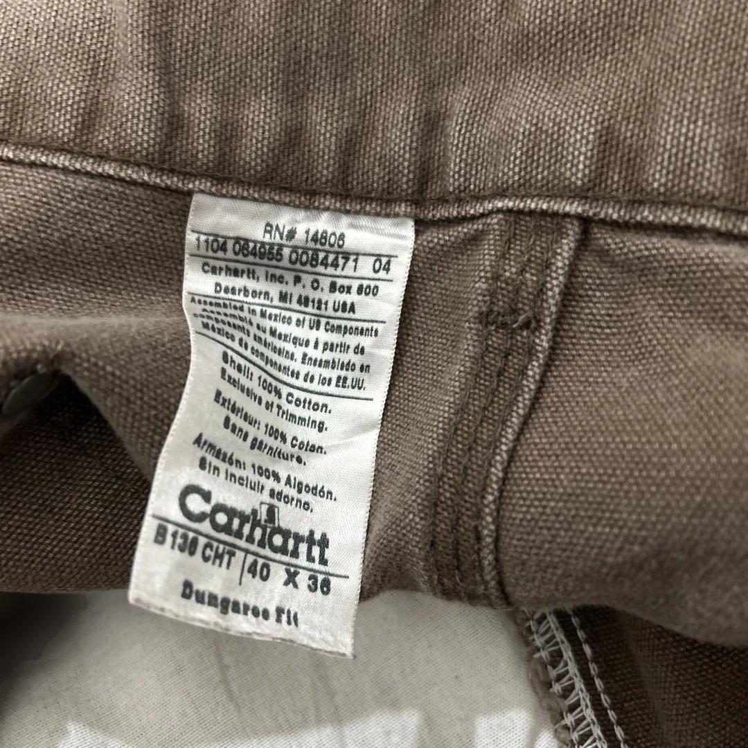 Carharttダブルニーペインターパンツ　ブラウンW40