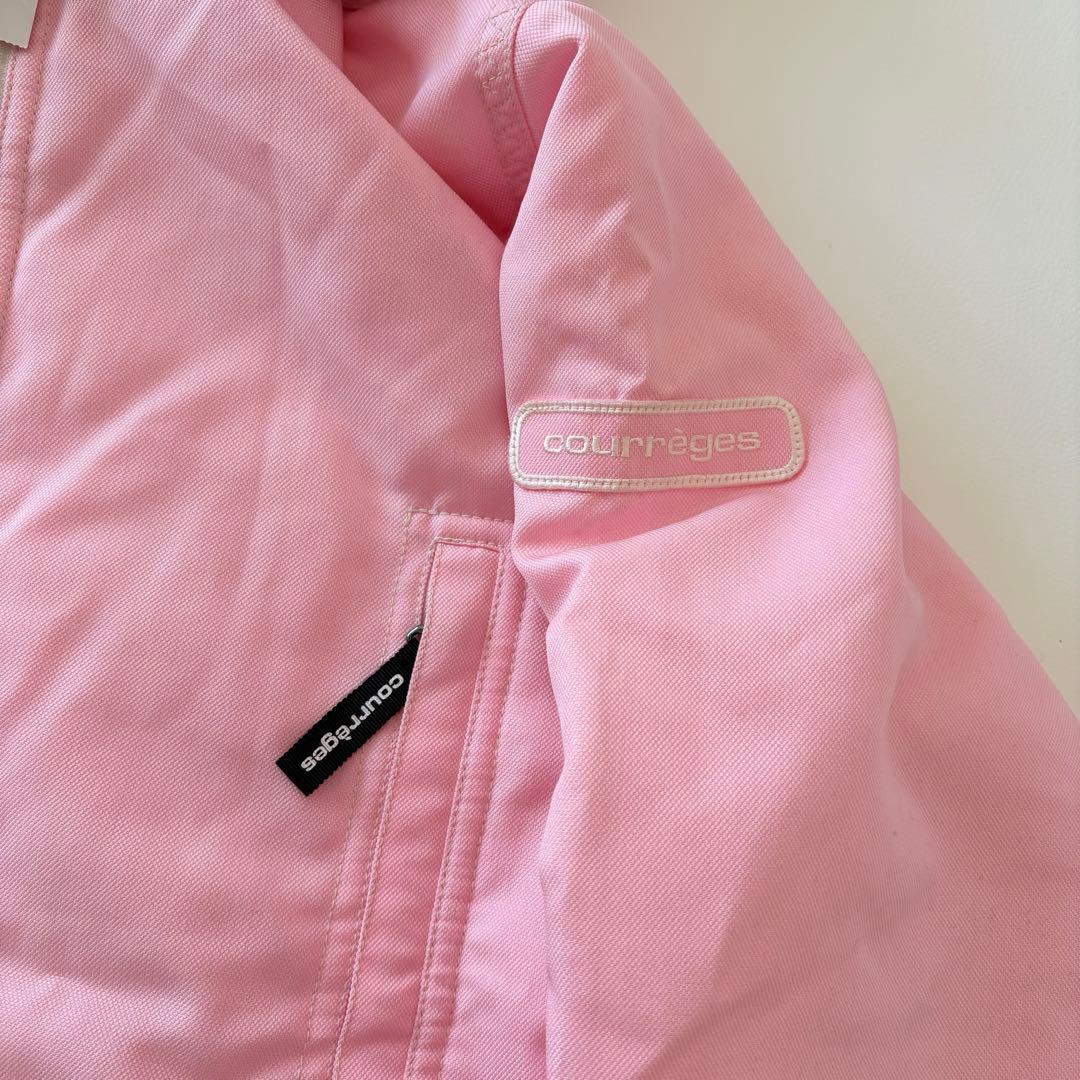 ■希少未使用品COURRÈGESスキースノーボードウェア上下ヴィンテージピンクM