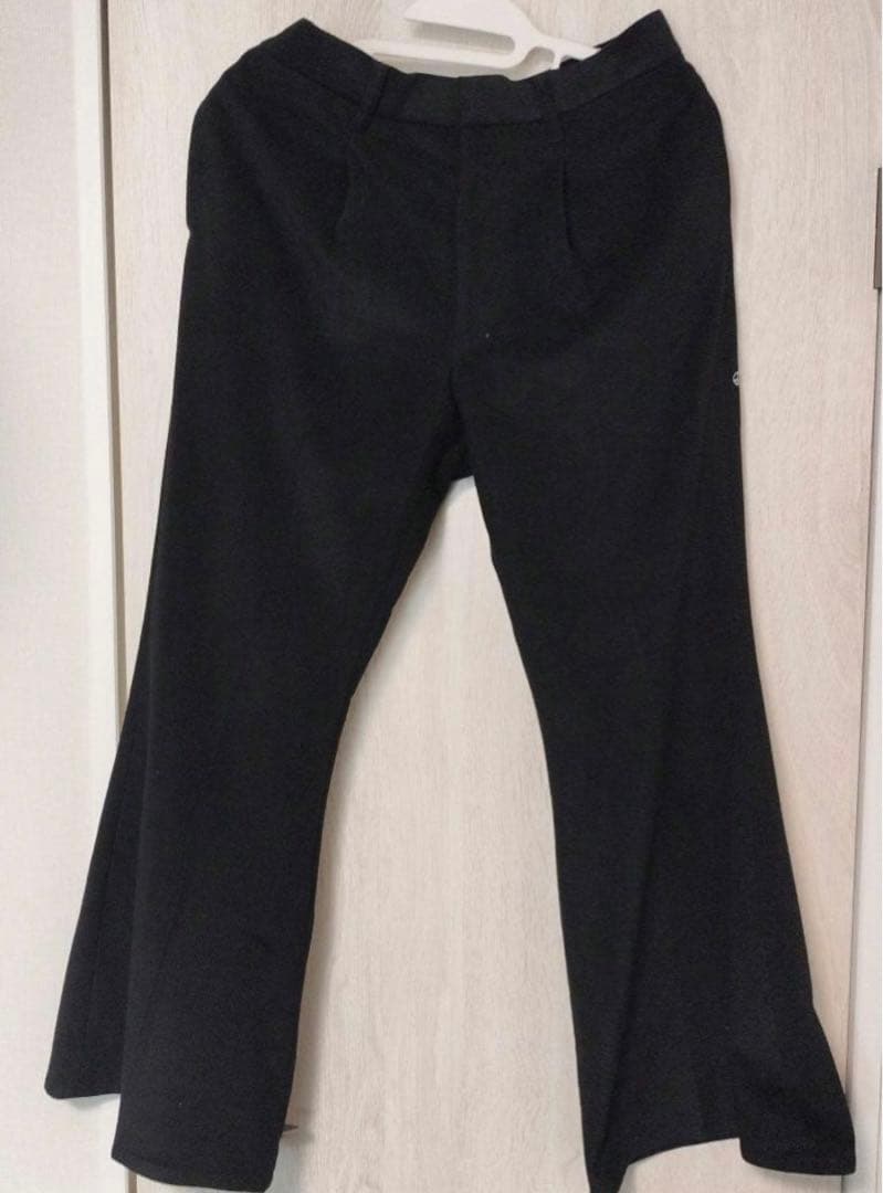 美品 BED J.W.FORD コーデュロイ フレアパンツ 黒