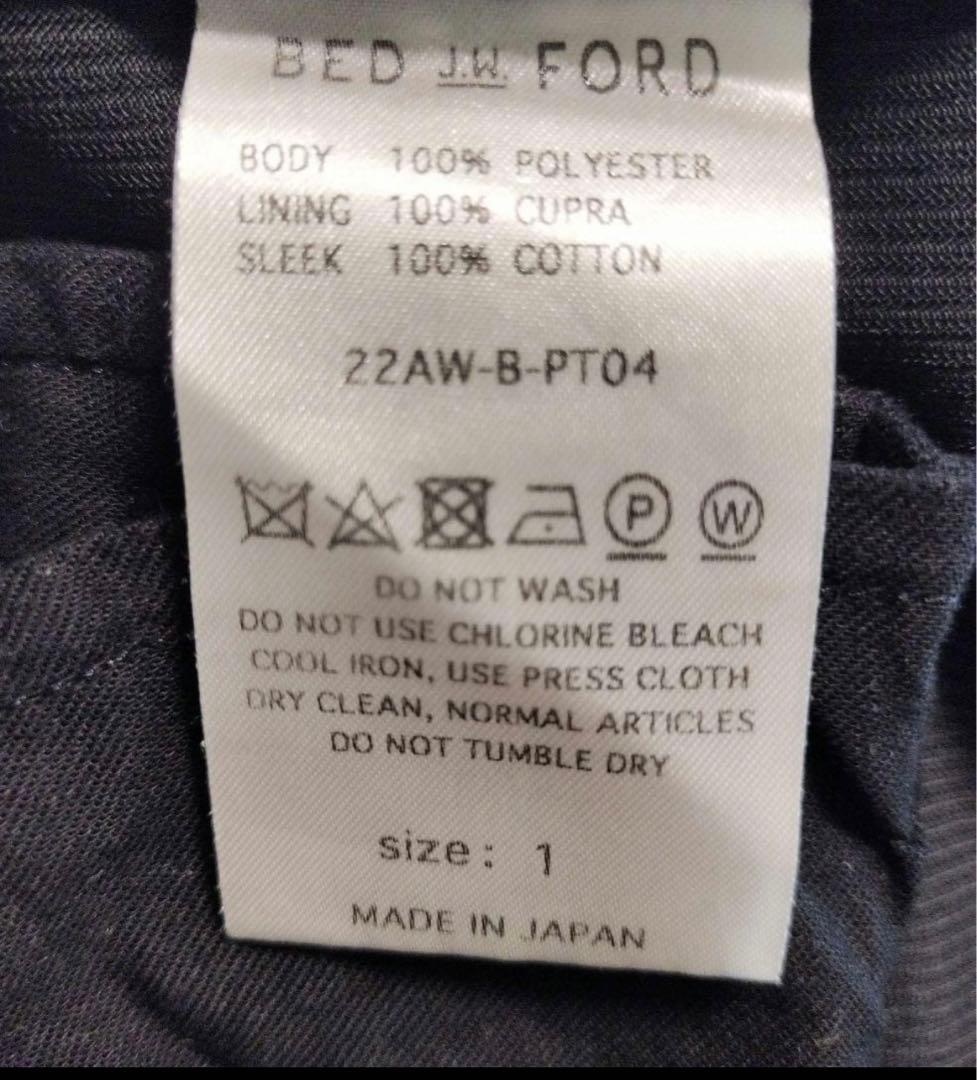 美品 BED J.W.FORD コーデュロイ フレアパンツ 黒