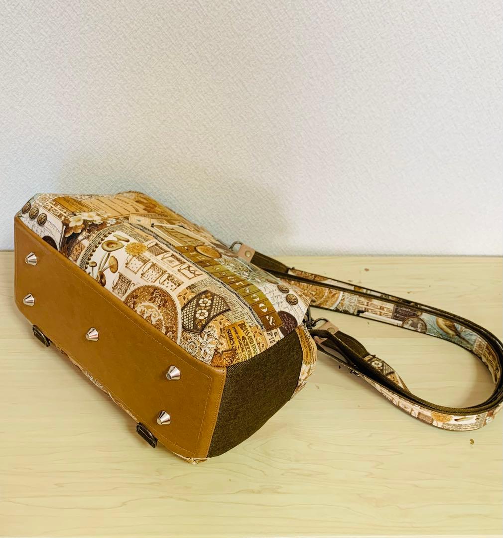 クラシカル・リュックにもなる★がま口バッグ♪