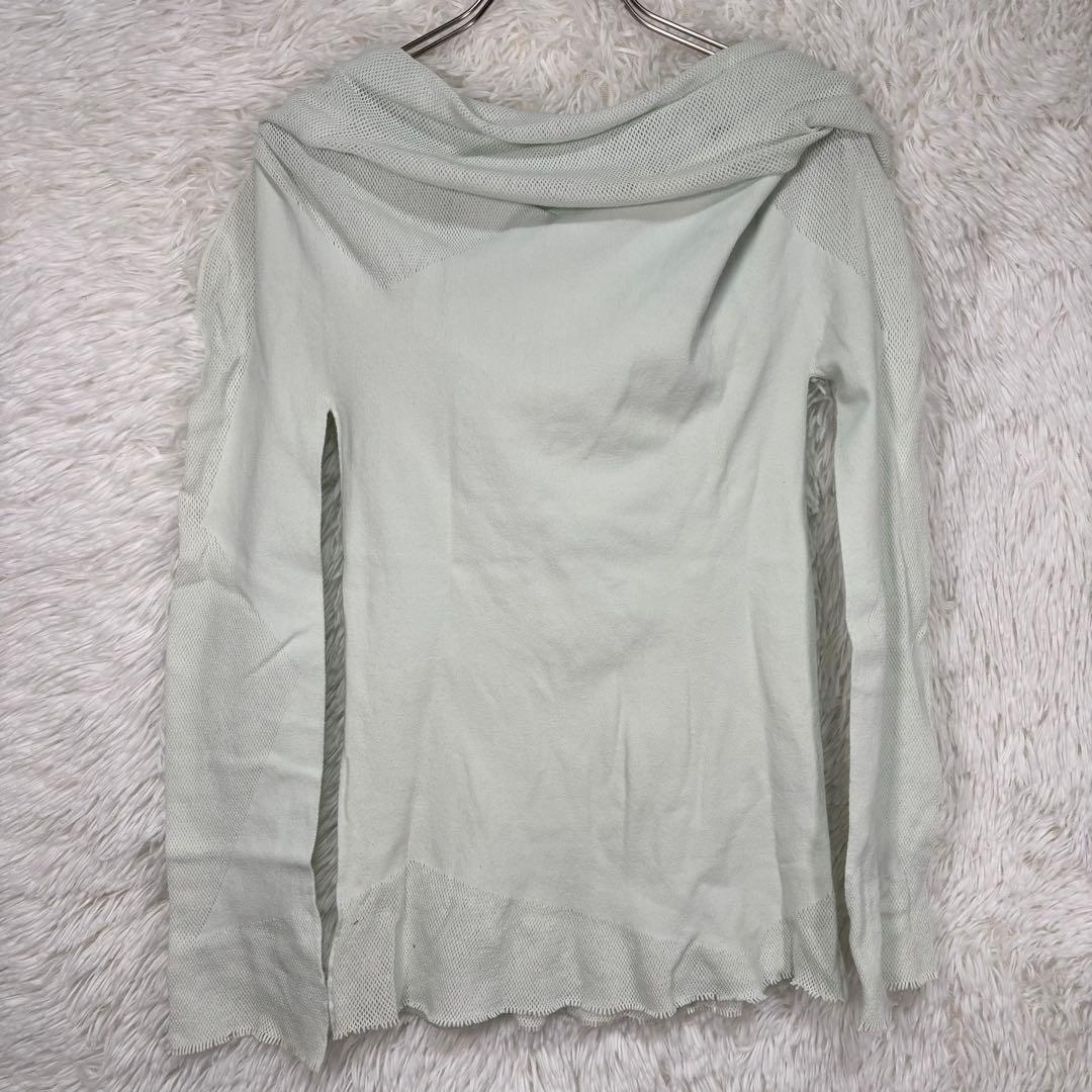 ISSEY MIYAKE FÊTE イッセイミヤケ ドレープ メッシュ 長袖