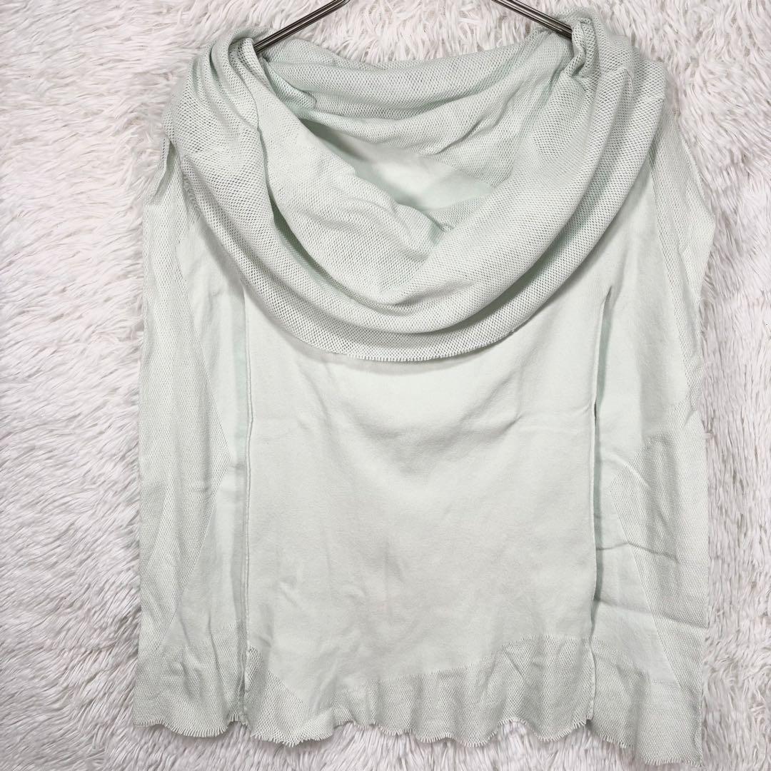 ISSEY MIYAKE FÊTE イッセイミヤケ ドレープ メッシュ 長袖