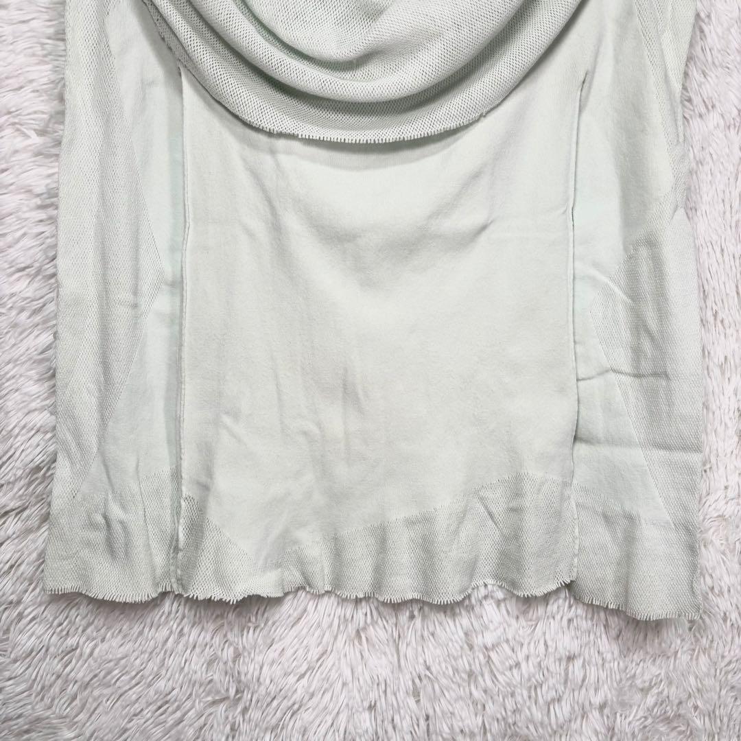 ISSEY MIYAKE FÊTE イッセイミヤケ ドレープ メッシュ 長袖