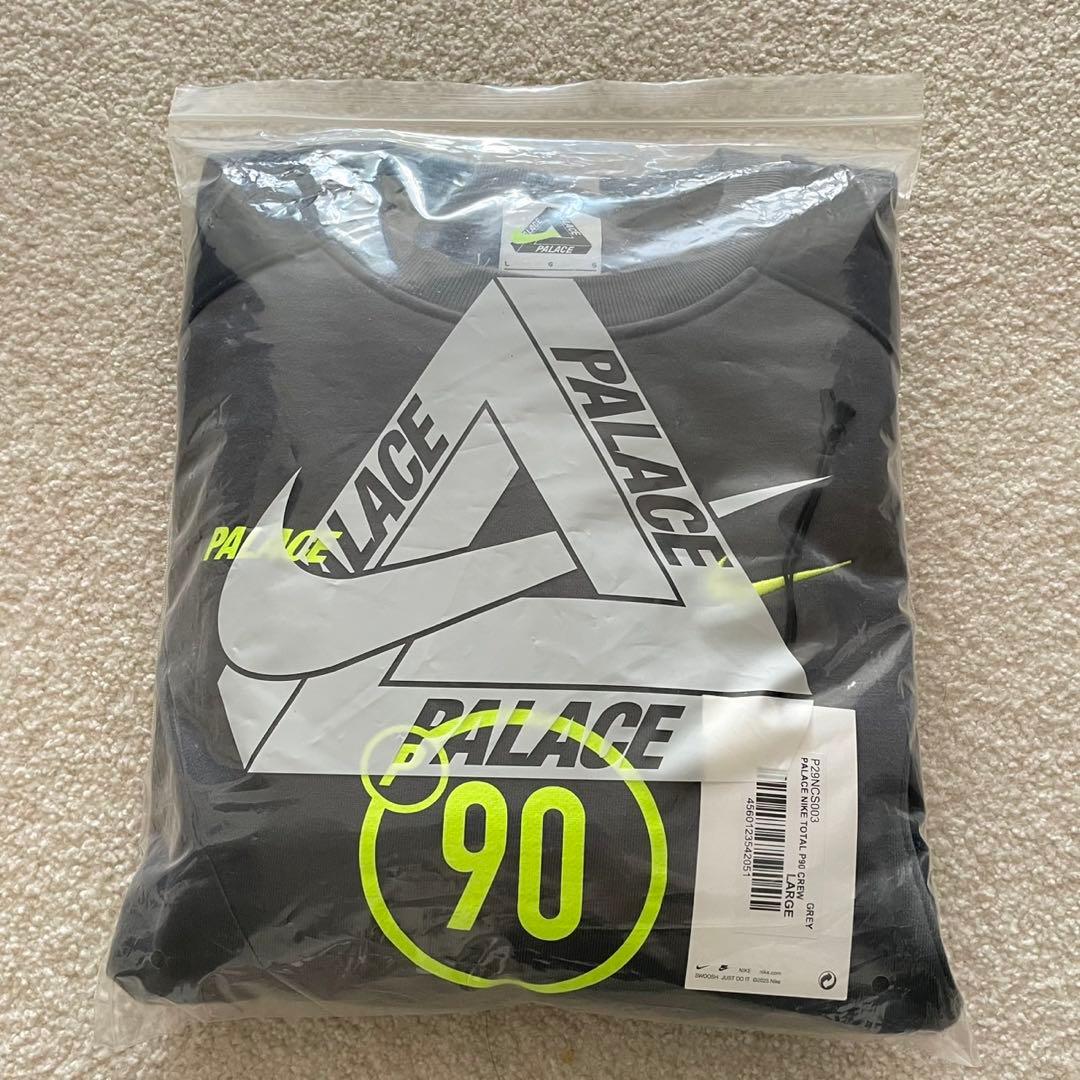 PALACE NIKE TOTAL P90 CREW グレー L