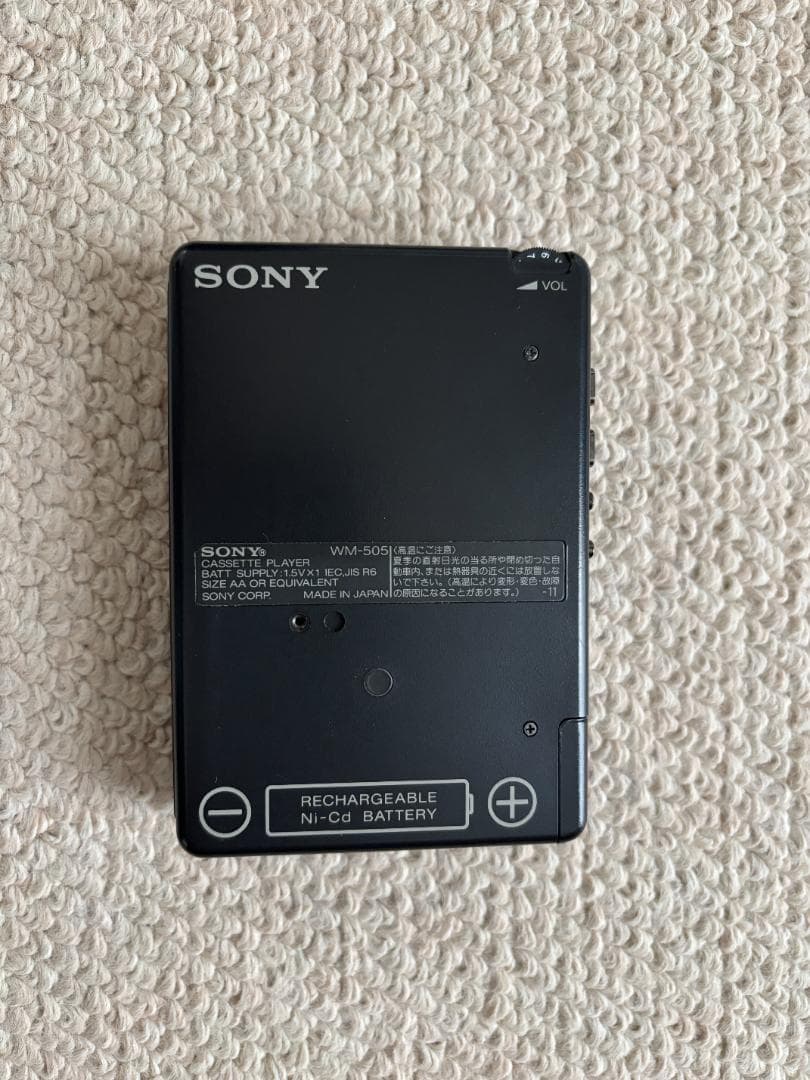 【SONYワイヤレスカセットウォークマン】WM-505（動作しません）