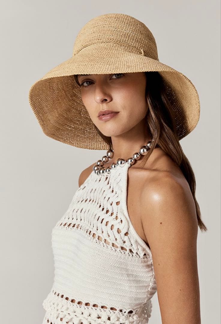 未使用品✨ヘレンカミンスキー プロヴァンス12 麦わら帽子 ナチュラル ラフィア