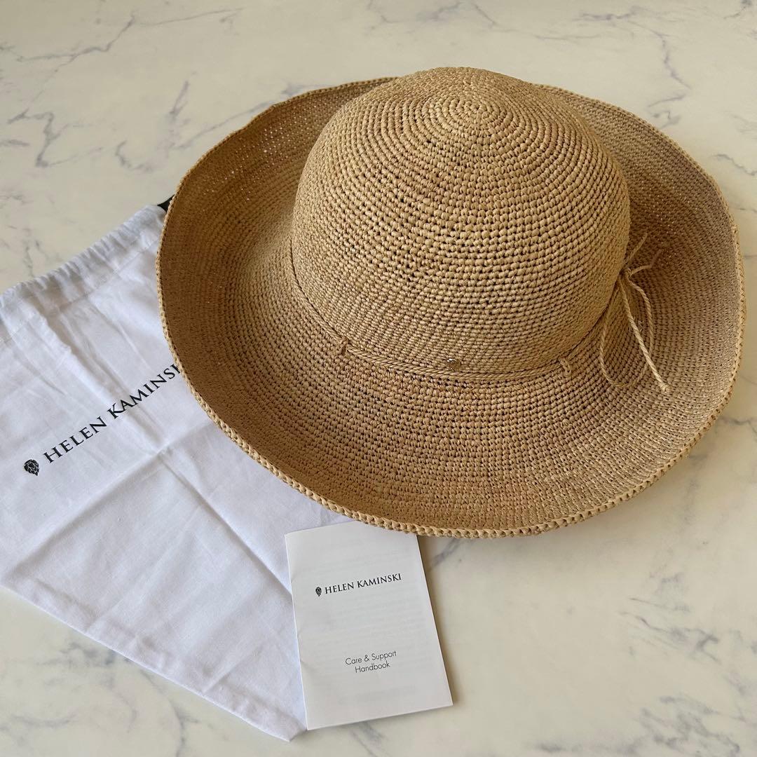 未使用品✨ヘレンカミンスキー プロヴァンス12 麦わら帽子 ナチュラル ラフィア