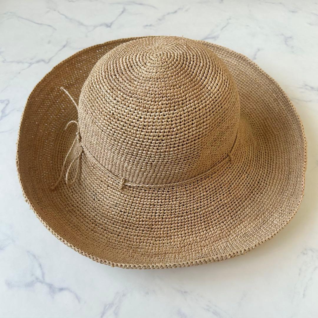 未使用品✨ヘレンカミンスキー プロヴァンス12 麦わら帽子 ナチュラル ラフィア