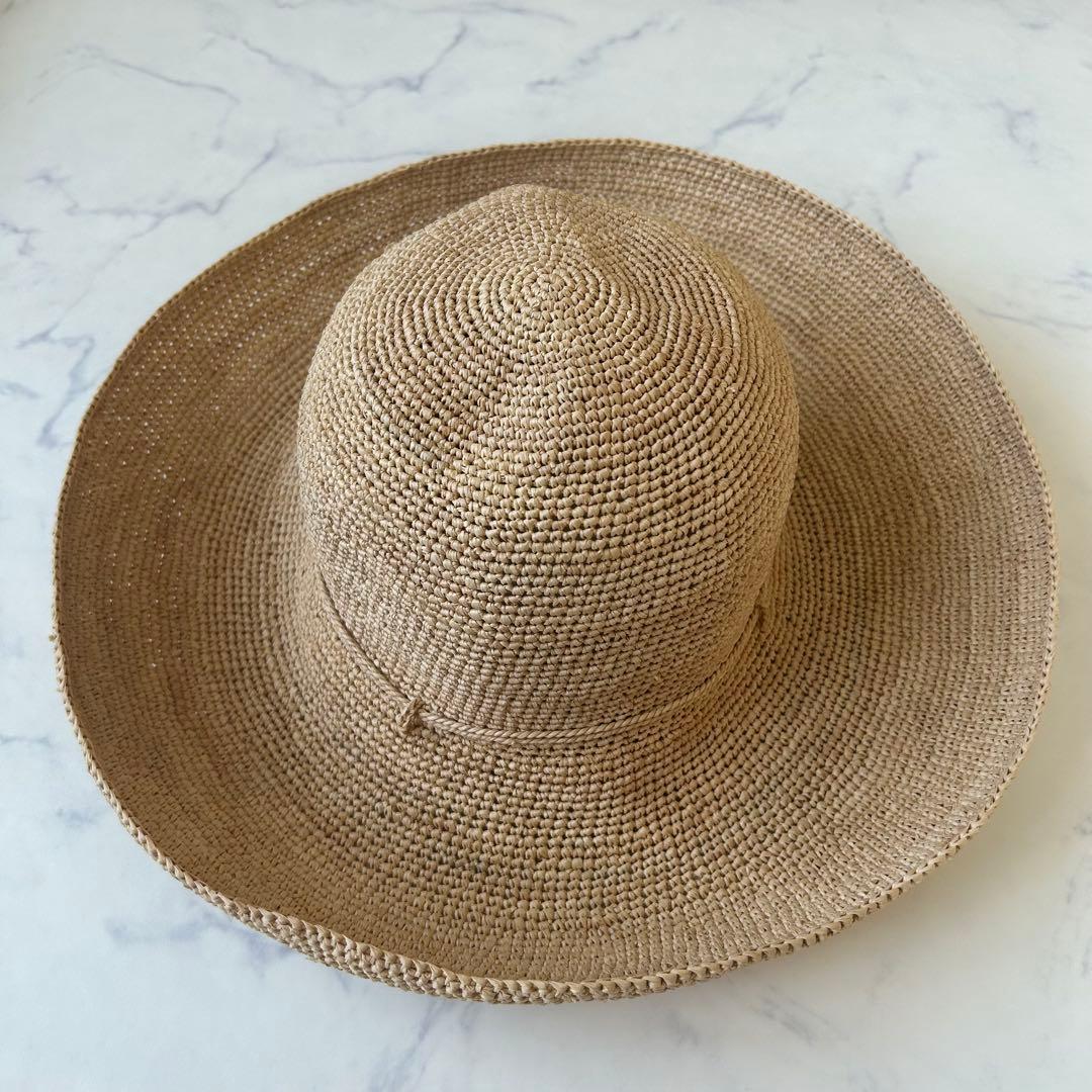 未使用品✨ヘレンカミンスキー プロヴァンス12 麦わら帽子 ナチュラル ラフィア