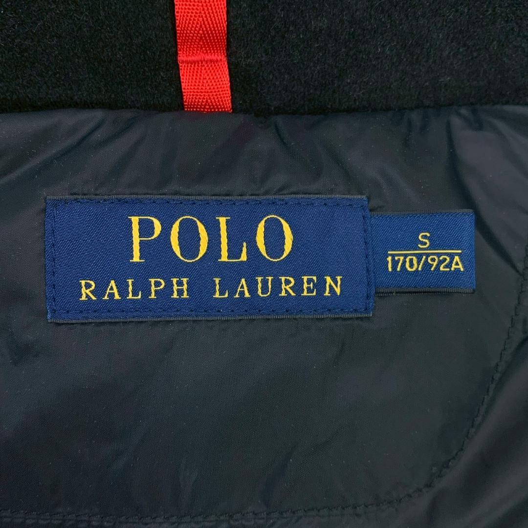ポロラルフローレン ダウンベスト ビッグポニー刺繍 ブラック S　D949
