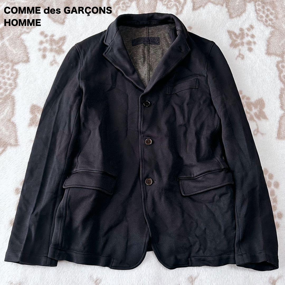 コムデギャルソンオム 05AW ポリ縮絨 テーラードジャケット ラインテープ M
