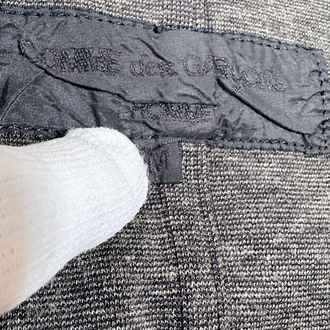 コムデギャルソンオム 05AW ポリ縮絨 テーラードジャケット ラインテープ M