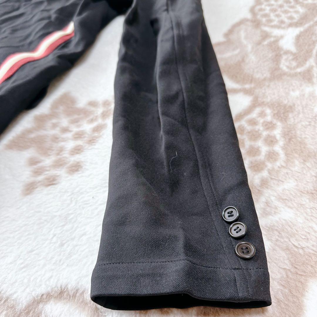 コムデギャルソンオム 05AW ポリ縮絨 テーラードジャケット ラインテープ M