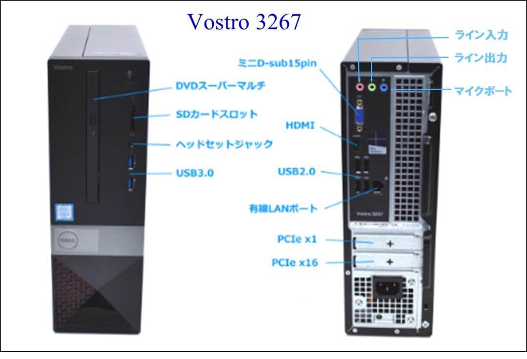 驚速【整備済み品】SSD480G Win11 第6-i3 M8G Offi21