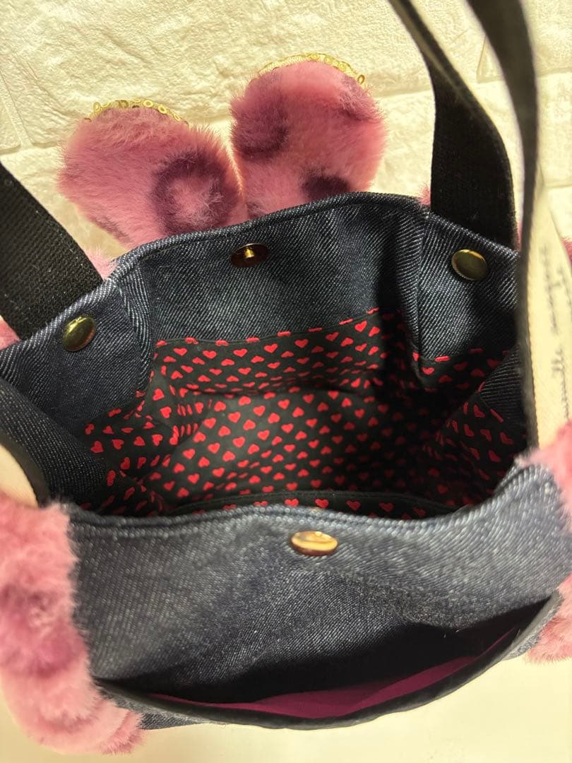 そ*2様 コヤンイサムチョン　ハンドメイド　ファーミニバッグ　ヒョウ柄　クラウデ