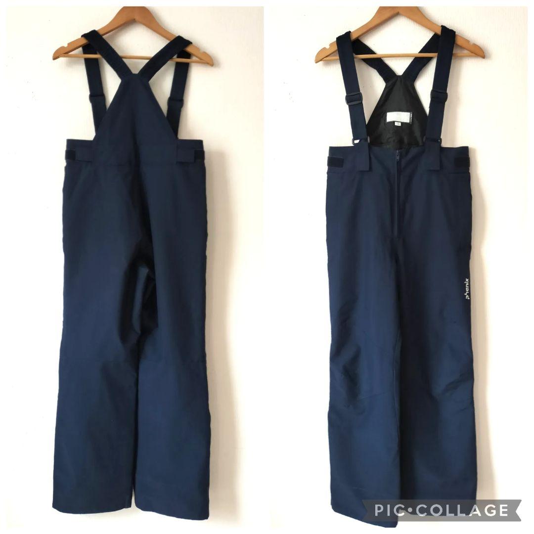 極美品 PHENIX フェニックス スキーウェア 上下 150 黄×紺 ジュニア