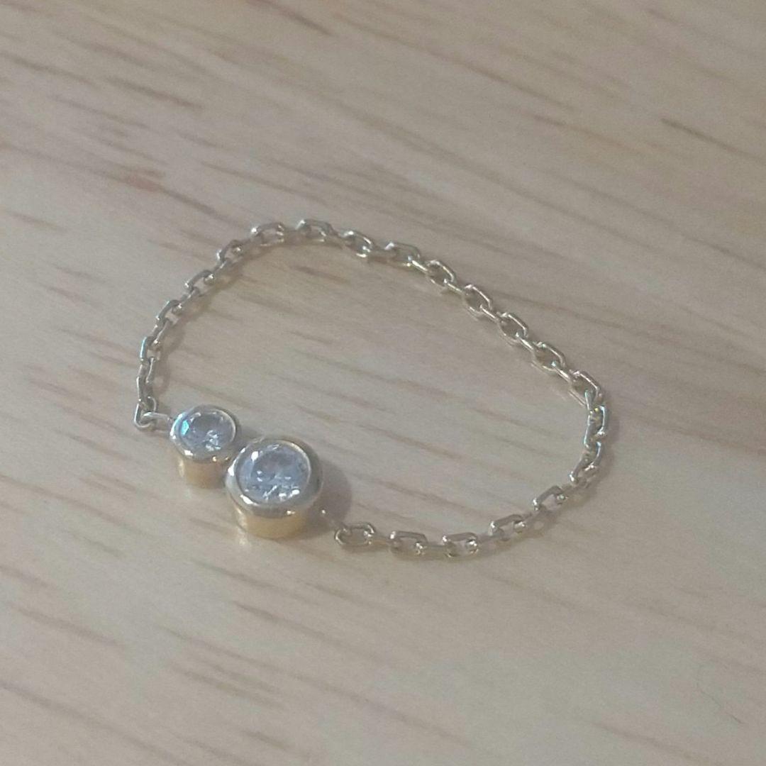 redline レッドライン ゴールドチェーン ダイヤモンド リング