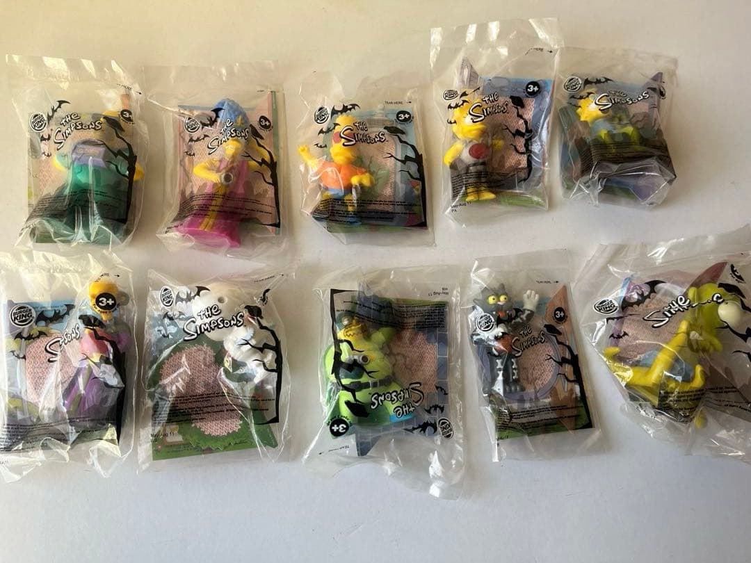 バーガーキング　米国キッズセット　2011年　 ザ・シンプソンズ　全10個セット