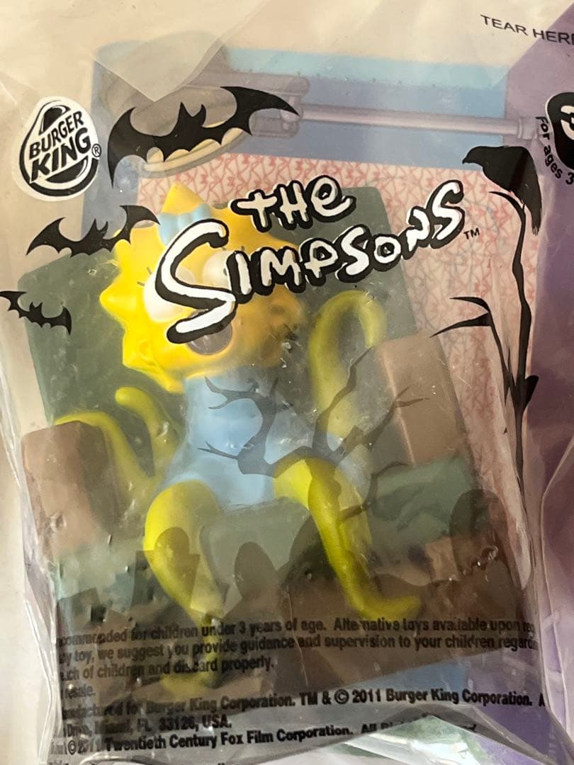 バーガーキング　米国キッズセット　2011年　 ザ・シンプソンズ　全10個セット