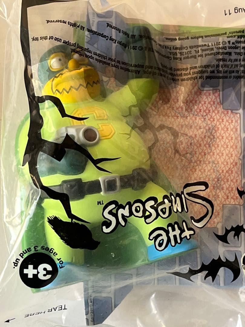 バーガーキング　米国キッズセット　2011年　 ザ・シンプソンズ　全10個セット