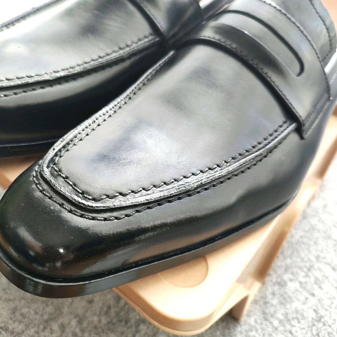 【極美品】チェントフェリーナ　ローファー　【26cm】本革　黒