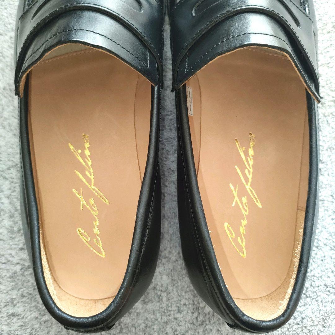 【極美品】チェントフェリーナ　ローファー　【26cm】本革　黒