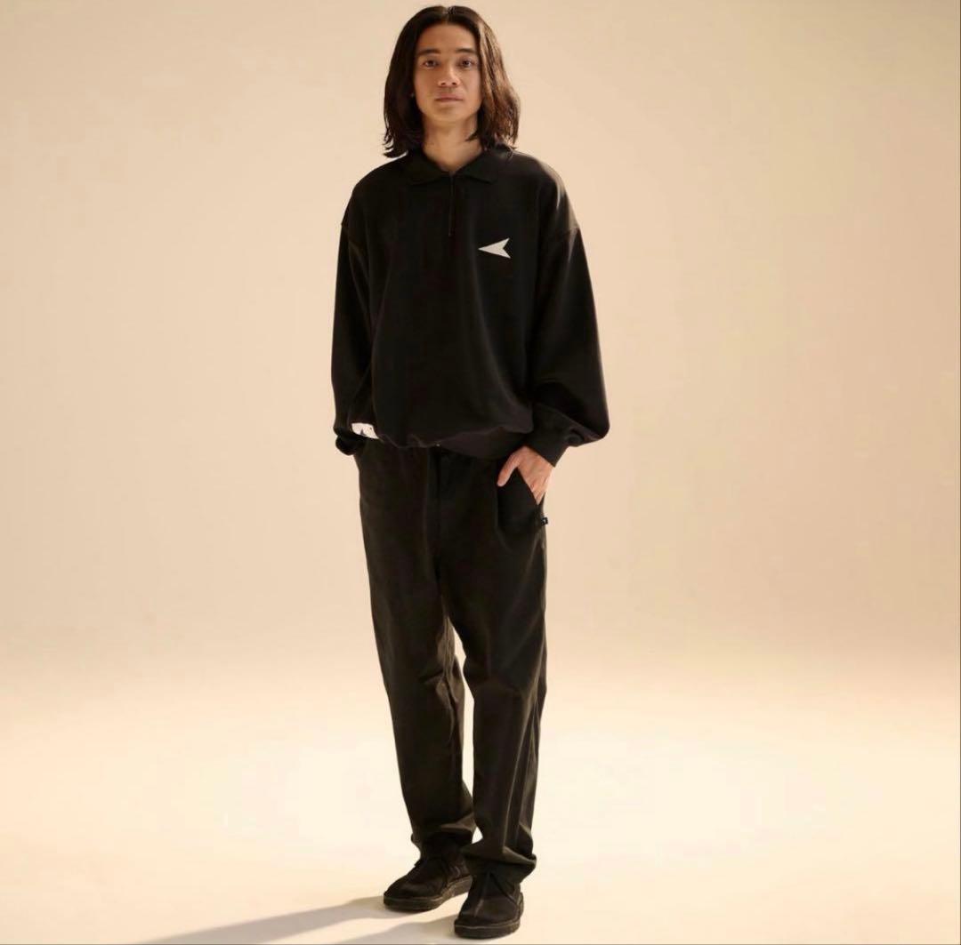 DESCENDANT/CETUS POLO JERSEY (BLACK)サイズ2