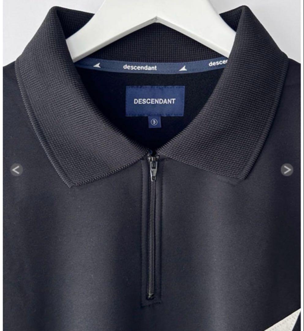 DESCENDANT/CETUS POLO JERSEY (BLACK)サイズ2